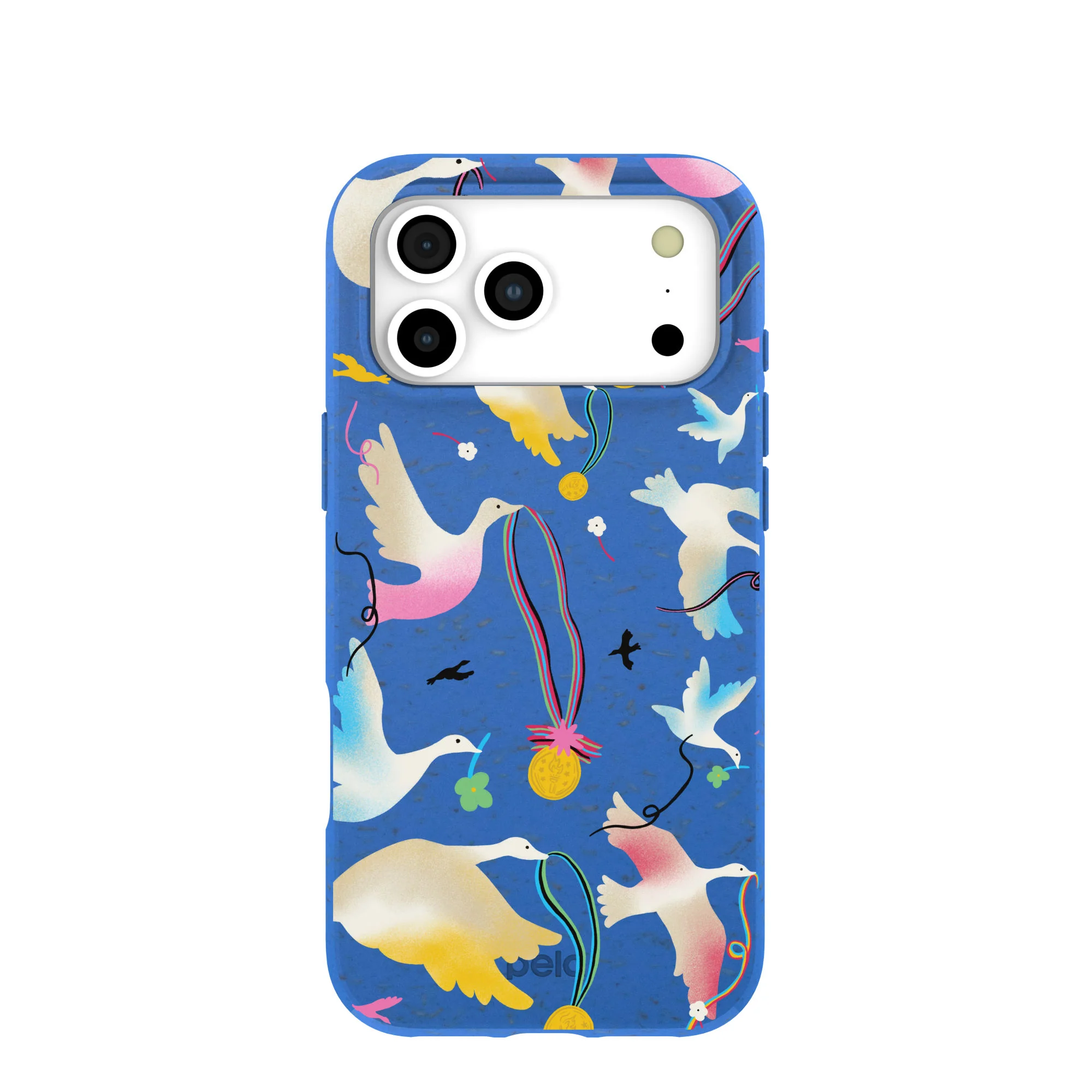 Electric Blue Calm Ascent iPhone 17 Pro Max Case