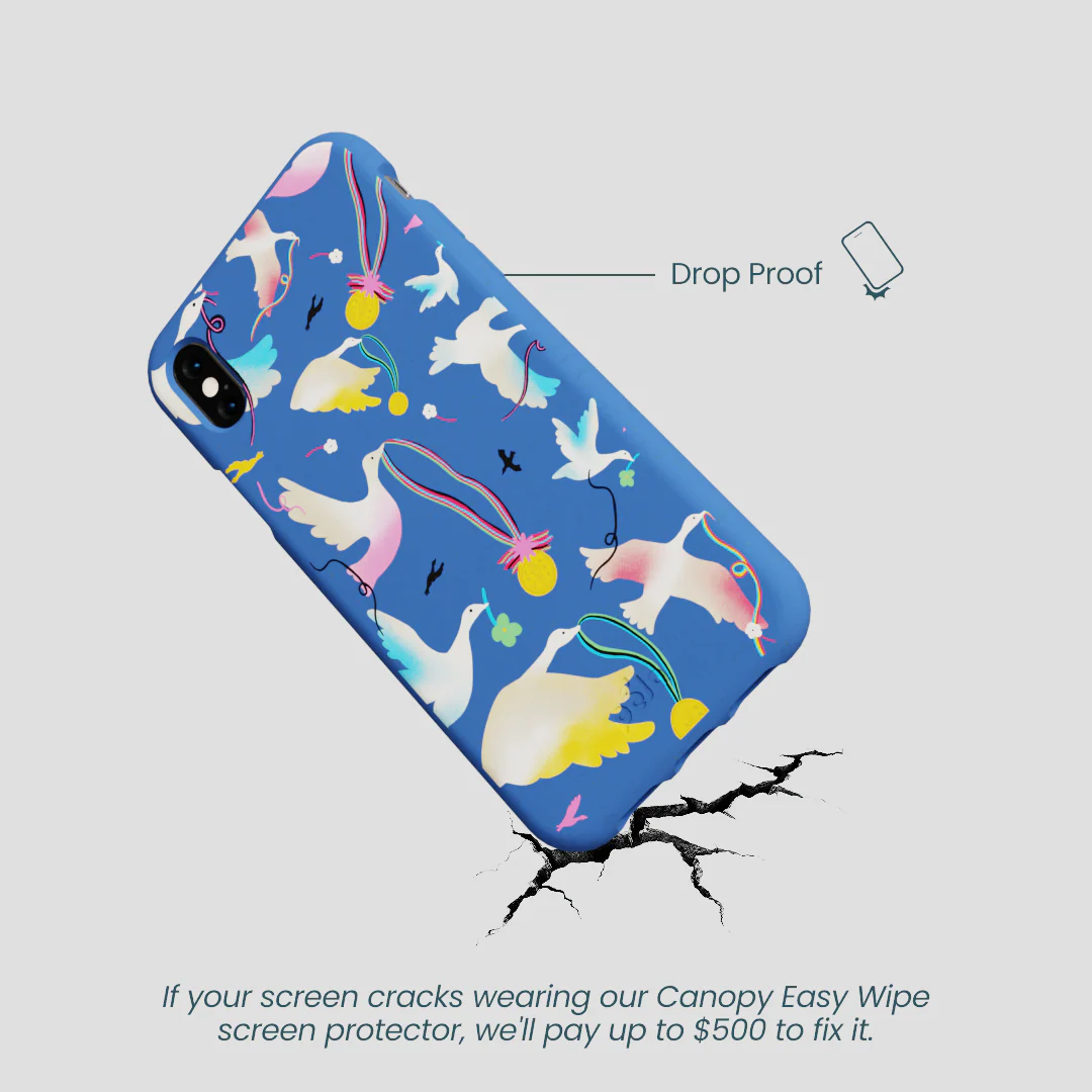 Electric Blue Calm Ascent iPhone XR Case - Image 4