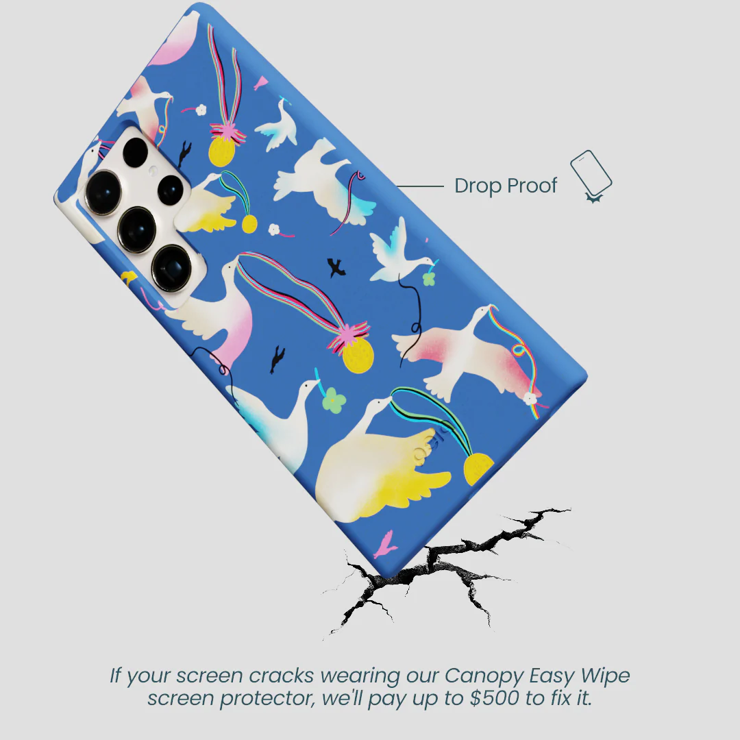 Electric Blue Calm Ascent Samsung Galaxy S24 Ultra Case - Image 5