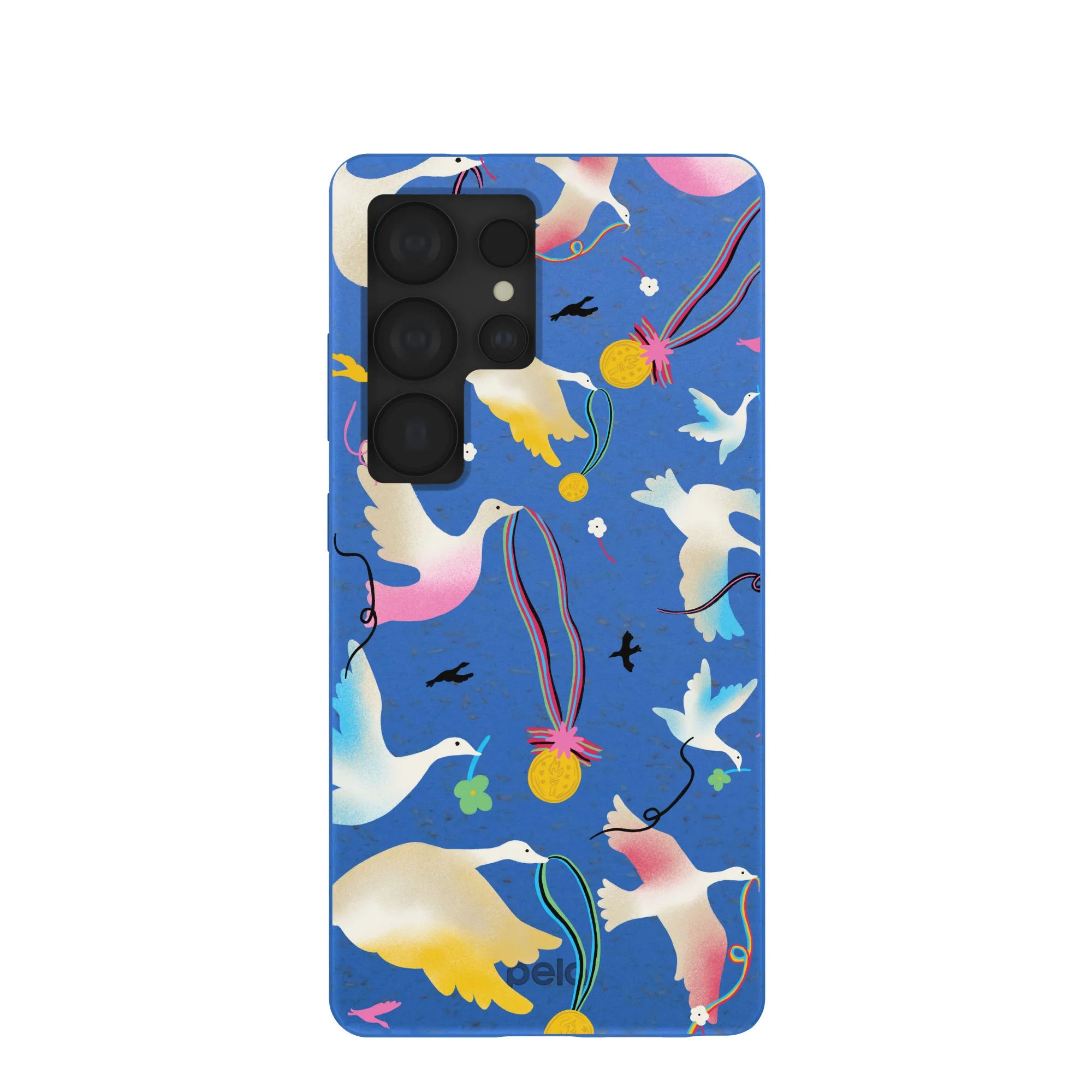 Electric Blue Calm Ascent Samsung Galaxy S25 Ultra Case