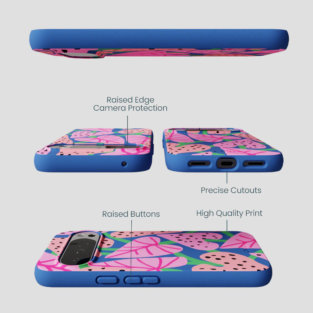 Electric Blue Candy Bloom Google Pixel 10 Pro XL Case - Image 3