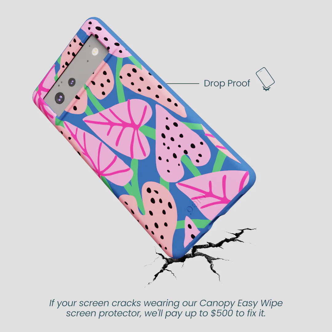 Electric Blue Candy Bloom Google Pixel 6a Case - Image 5