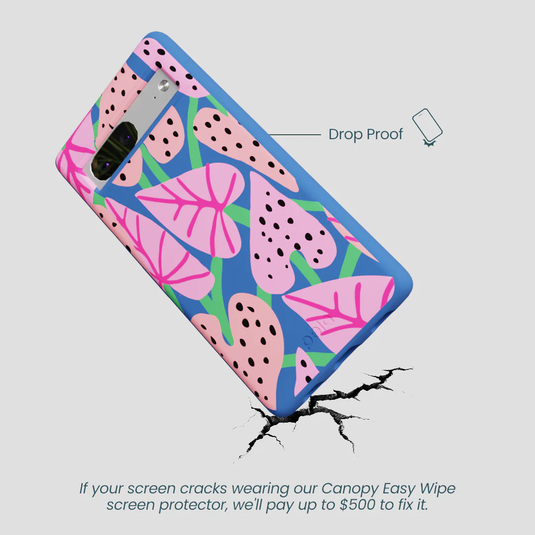 Electric Blue Candy Bloom Google Pixel 7 Case - Image 5