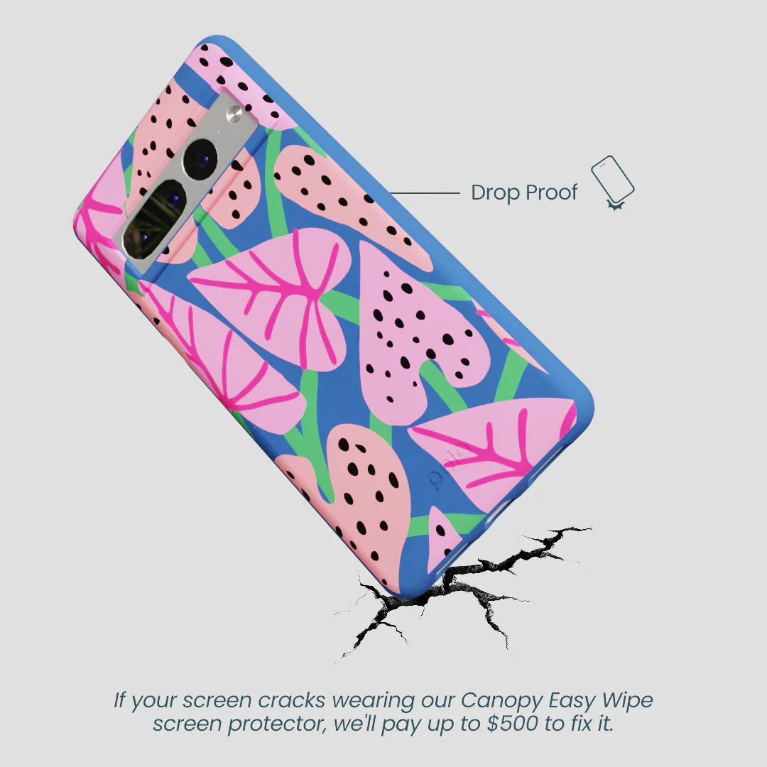 Electric Blue Candy Bloom Google Pixel 7 Pro Case - Image 5