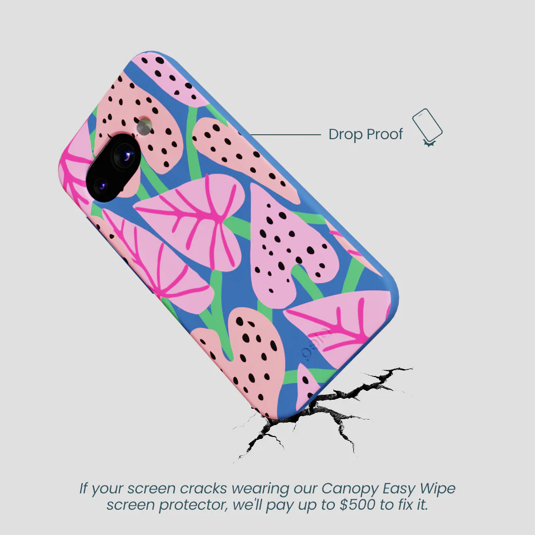 Electric Blue Candy Bloom Google Pixel 9a Case - Image 5