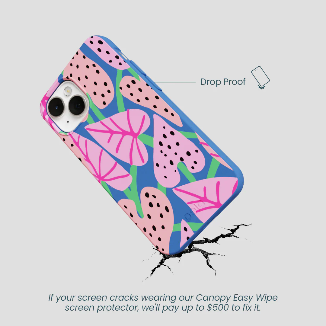 Electric Blue Candy Bloom iPhone 13 Case - Image 5