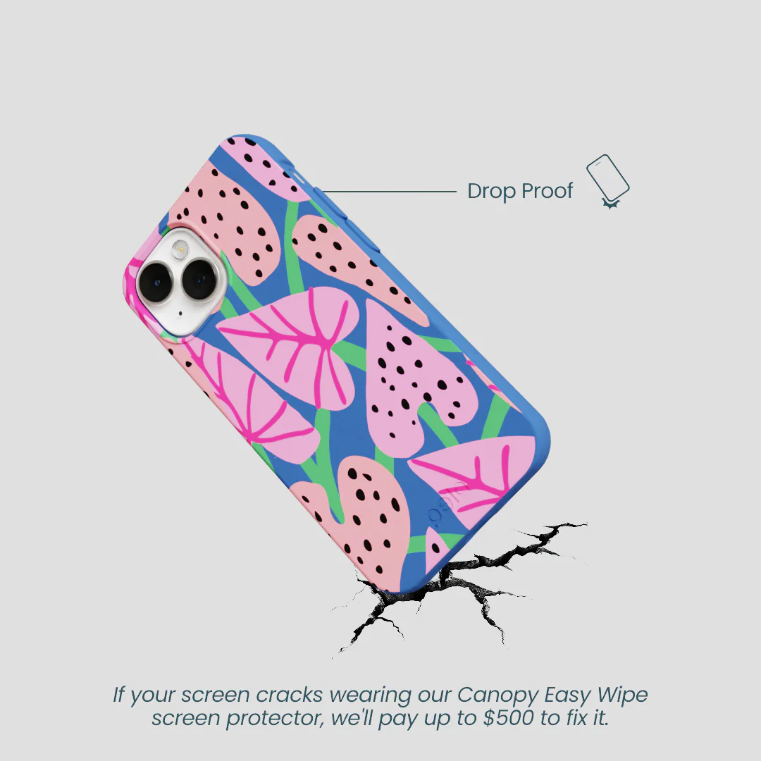 Electric Blue Candy Bloom iPhone 13 Mini Case - Image 5