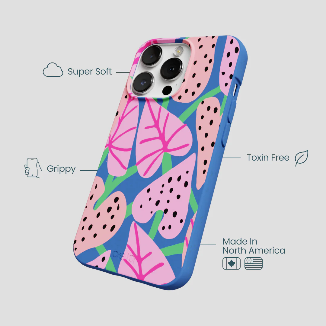 Electric Blue Candy Bloom iPhone 13 Pro Max Case - Image 4