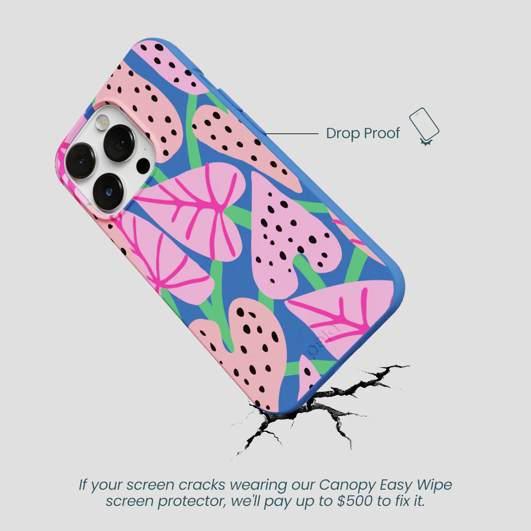 Electric Blue Candy Bloom iPhone 13 Pro Max Case - Image 5