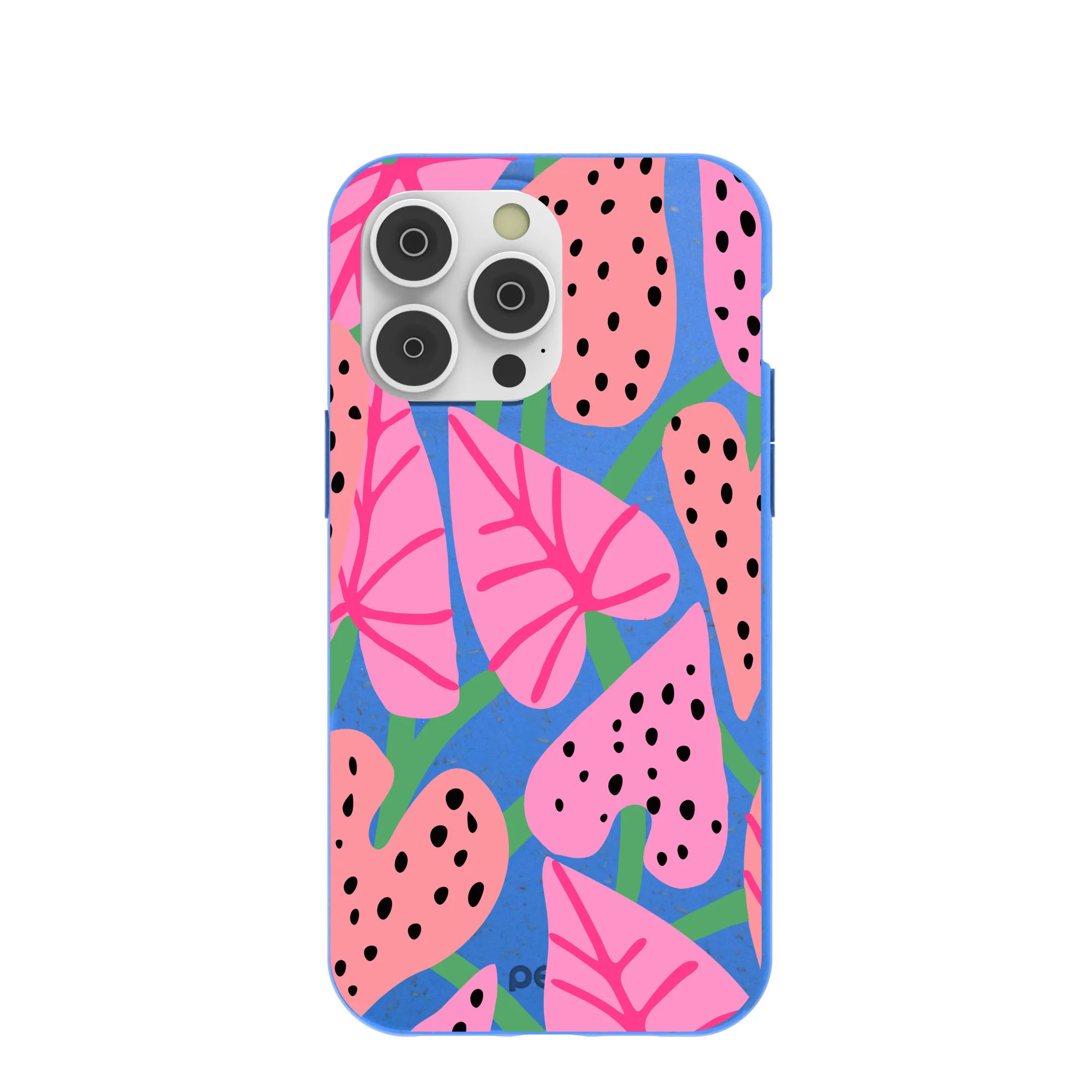 Electric Blue Candy Bloom iPhone 14 Pro Max Case