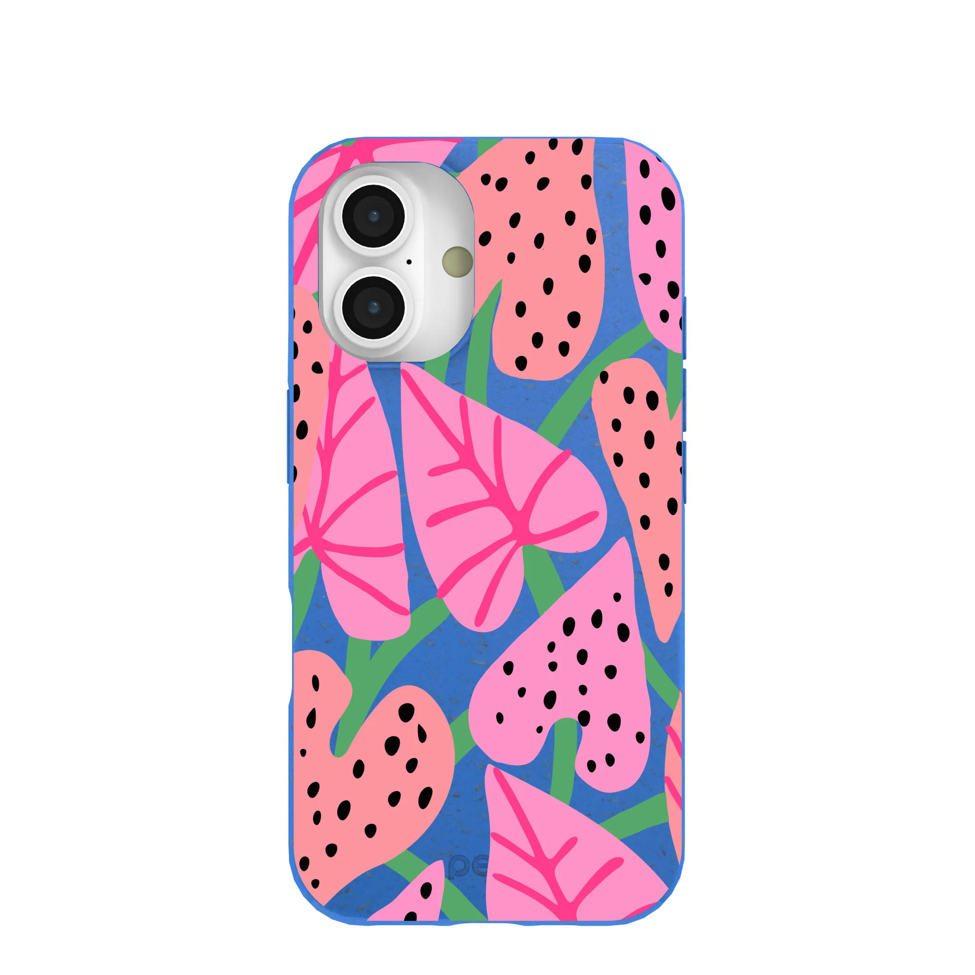 Electric Blue Candy Bloom iPhone 16 Case