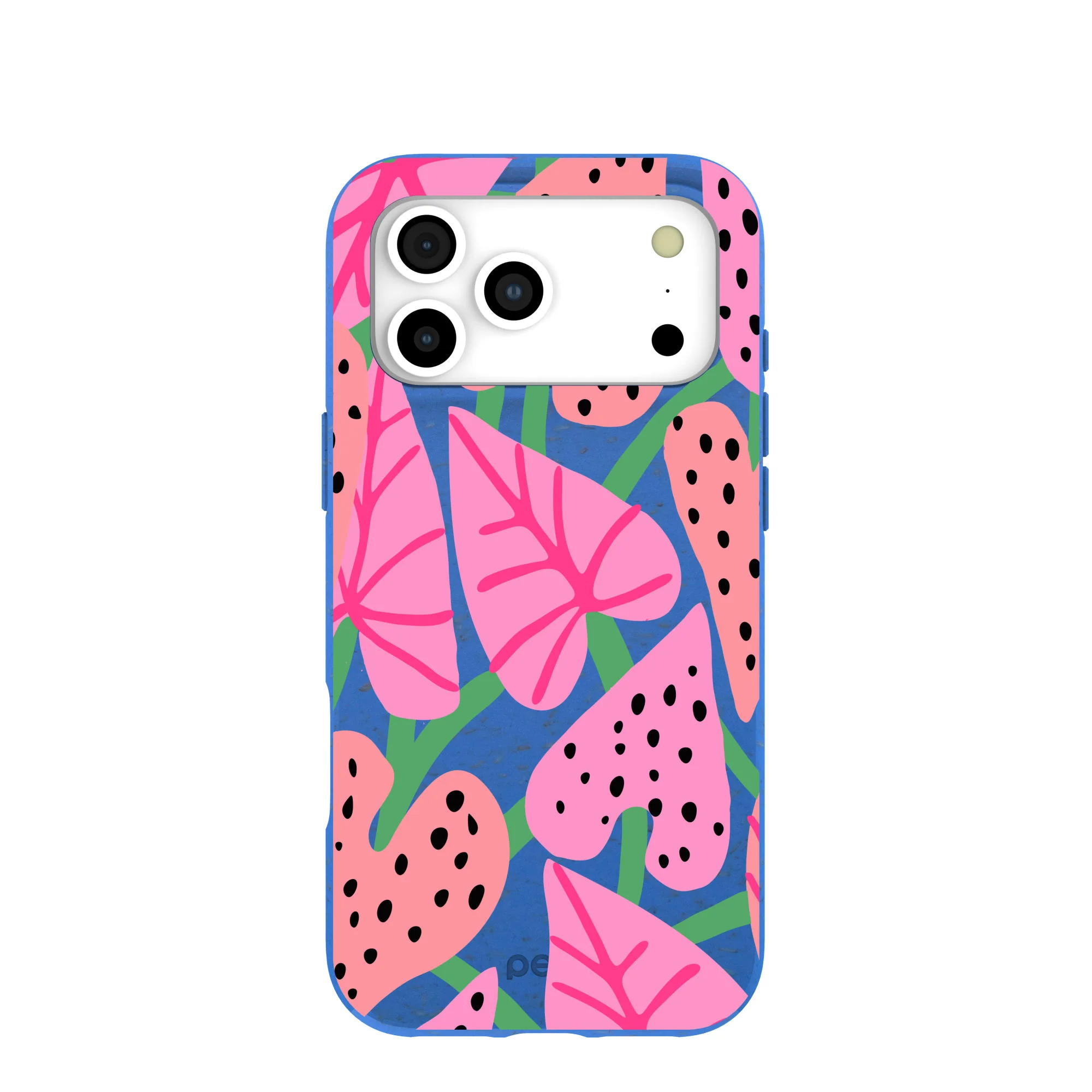 Electric Blue Candy Bloom iPhone 17 Pro Max Case
