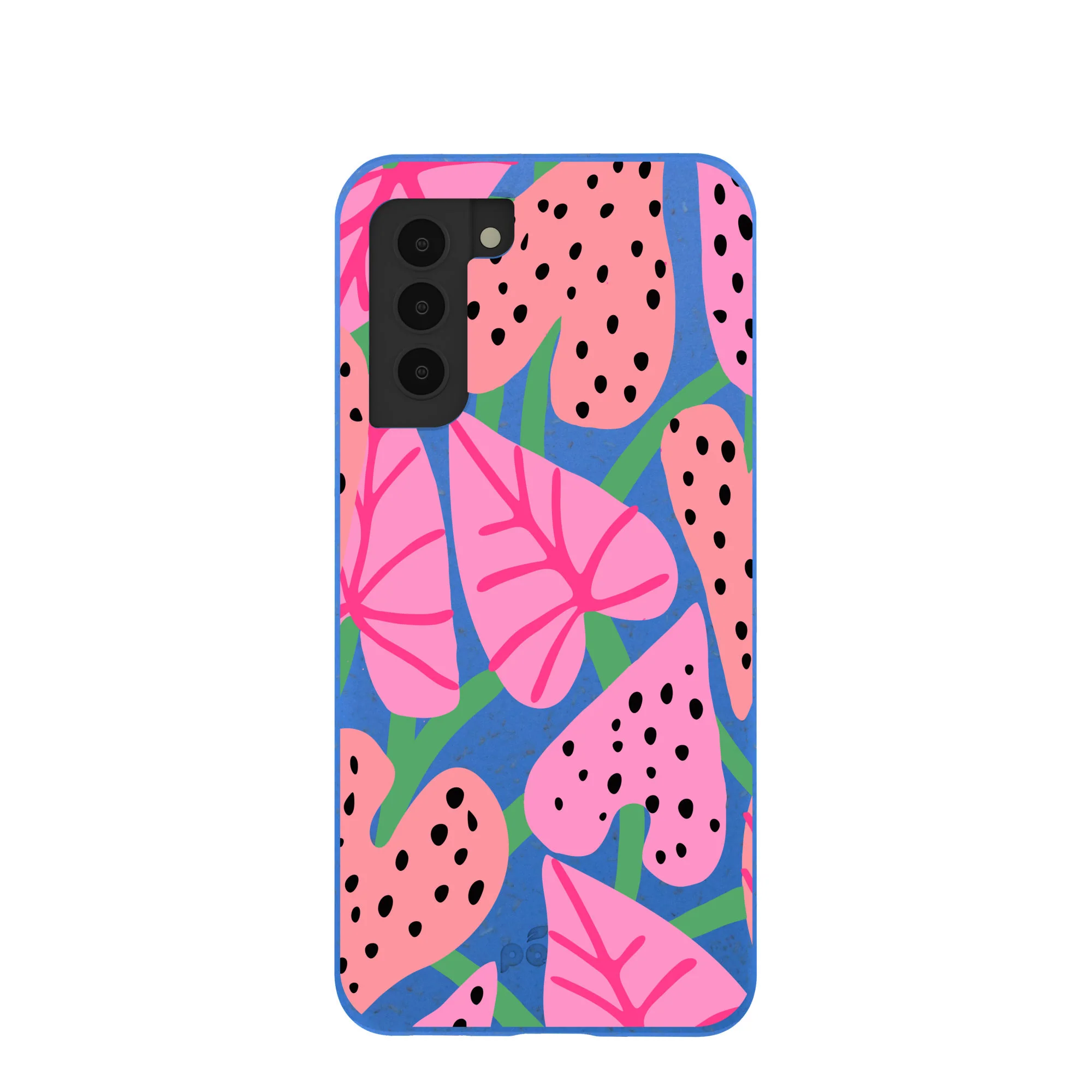 Electric Blue Candy Bloom Samsung Galaxy S21 Case