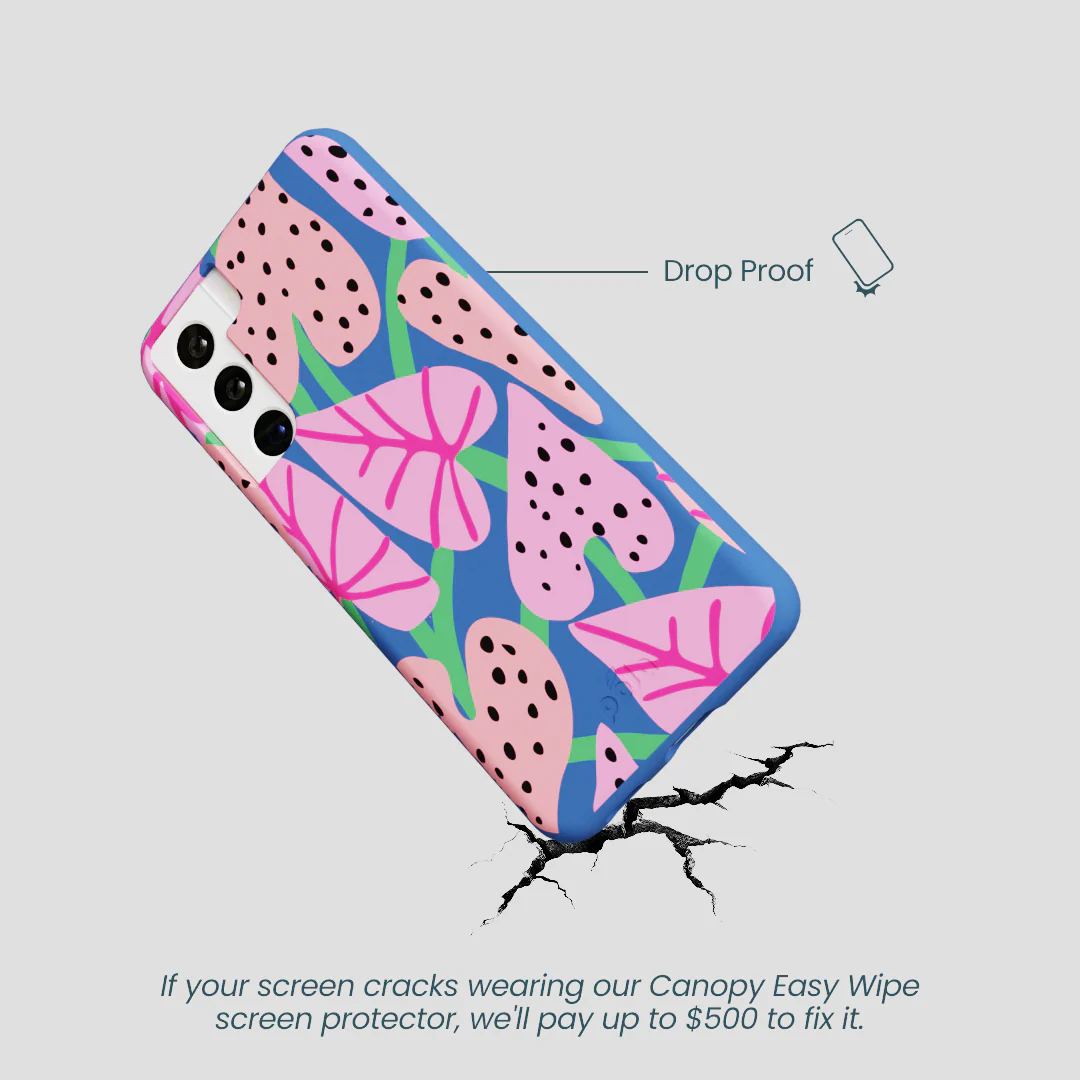Electric Blue Candy Bloom Samsung Galaxy S21 Case - Image 5