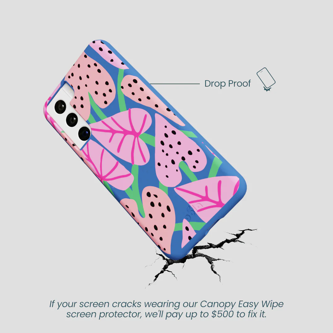 Electric Blue Candy Bloom Samsung Galaxy S22 Case - Image 5