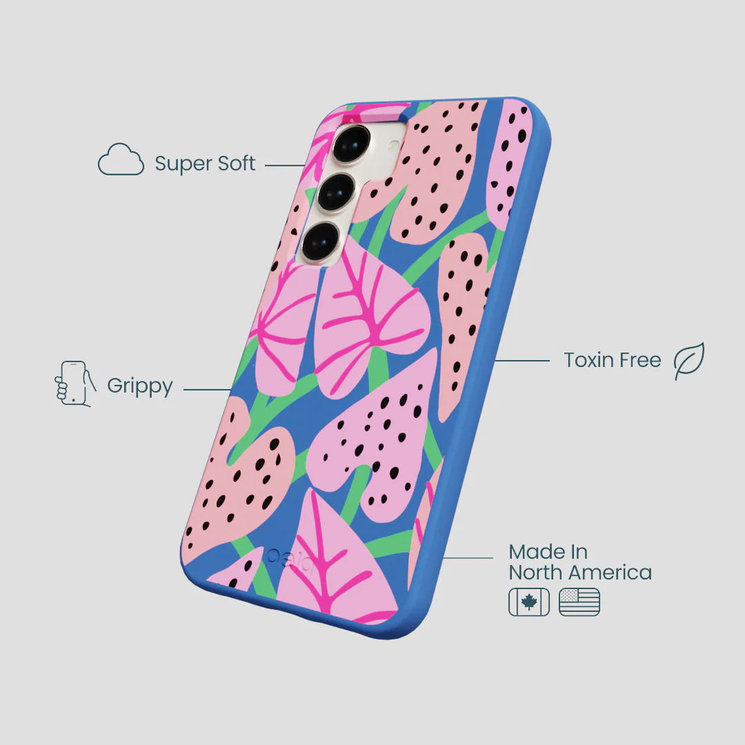 Electric Blue Candy Bloom Samsung Galaxy S23 Case - Image 4