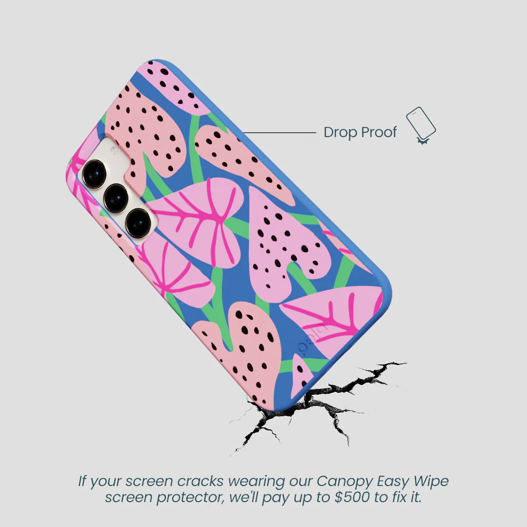 Electric Blue Candy Bloom Samsung Galaxy S24 Case - Image 5
