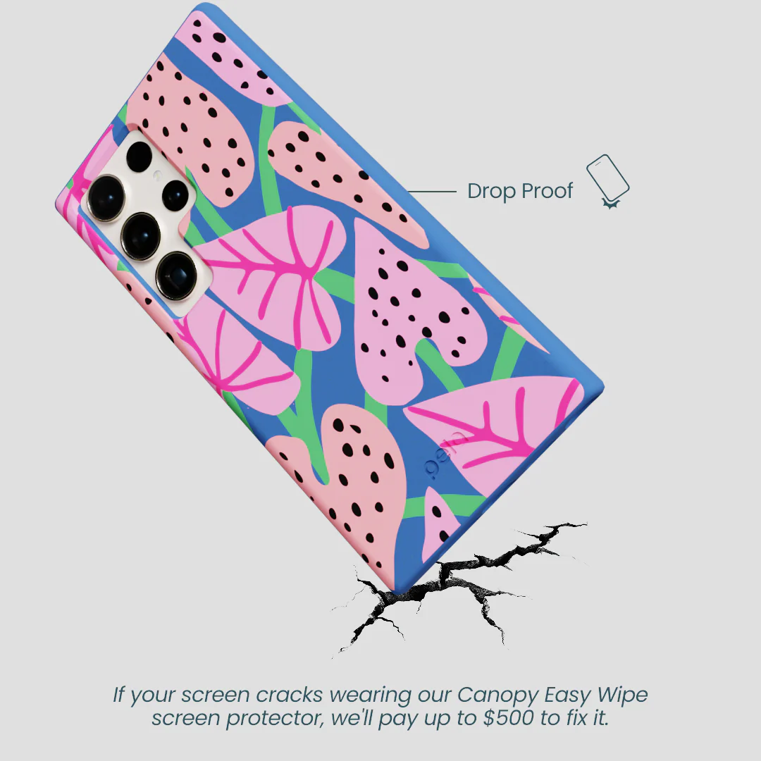 Electric Blue Candy Bloom Samsung Galaxy S24 Ultra Case - Image 5