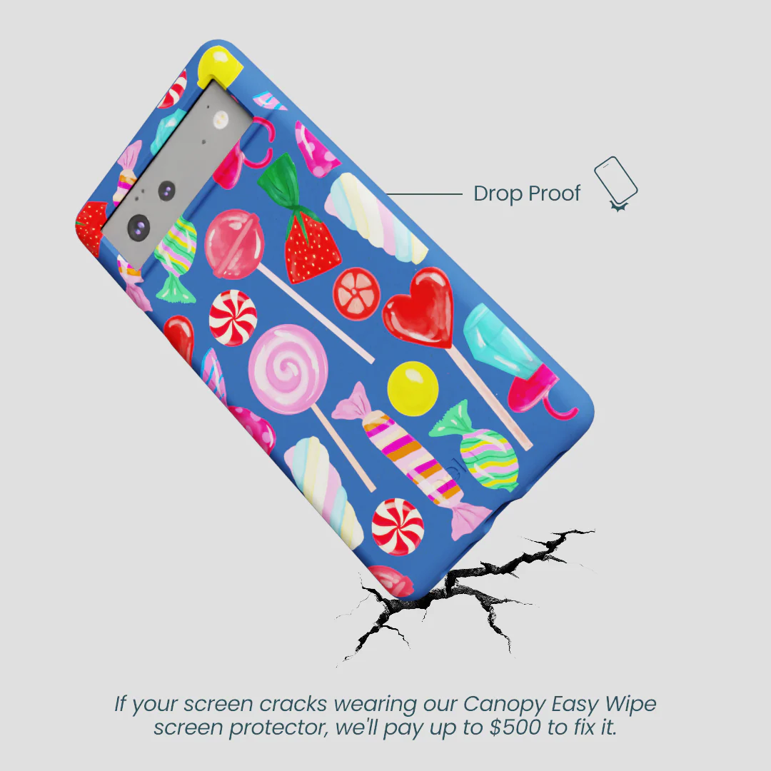 Electric Blue Candy Shop Google Pixel 6a Case - Image 5