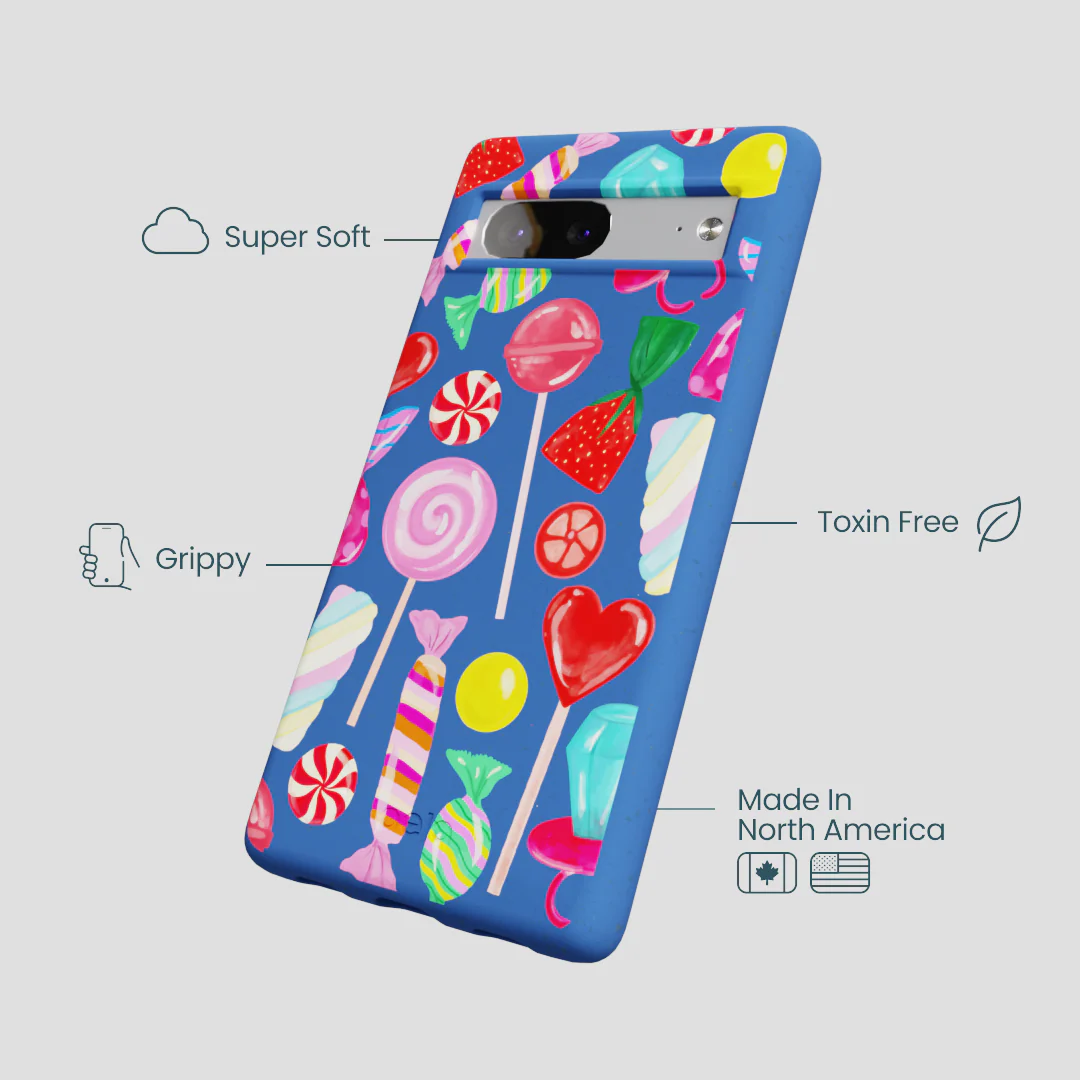 Electric Blue Candy Shop Google Pixel 7 Case - Image 4