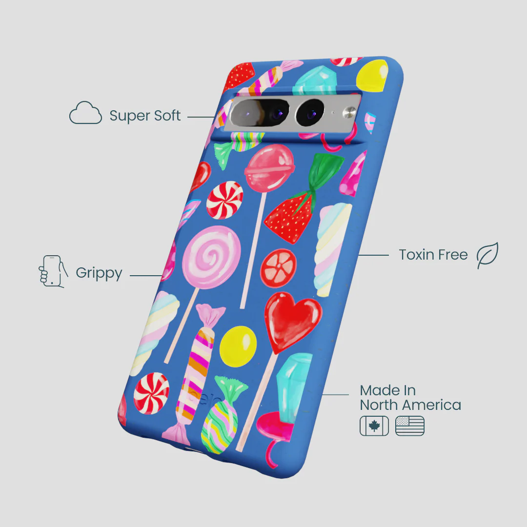 Electric Blue Candy Shop Google Pixel 7 Pro Case - Image 4