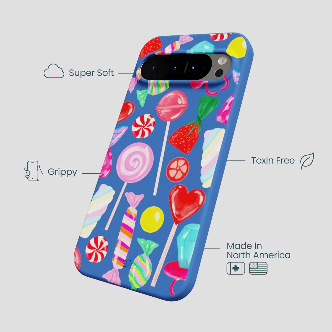 Electric Blue Candy Shop Google Pixel 9 Pro XL Case - Image 4