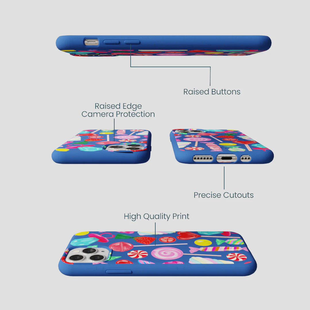 Electric Blue Candy Shop iPhone 11 Pro Case - Image 3