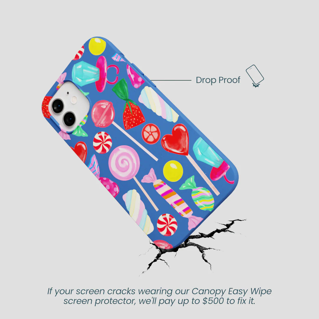 Electric Blue Candy Shop iPhone 12/ iPhone 12 Pro Case - Image 5