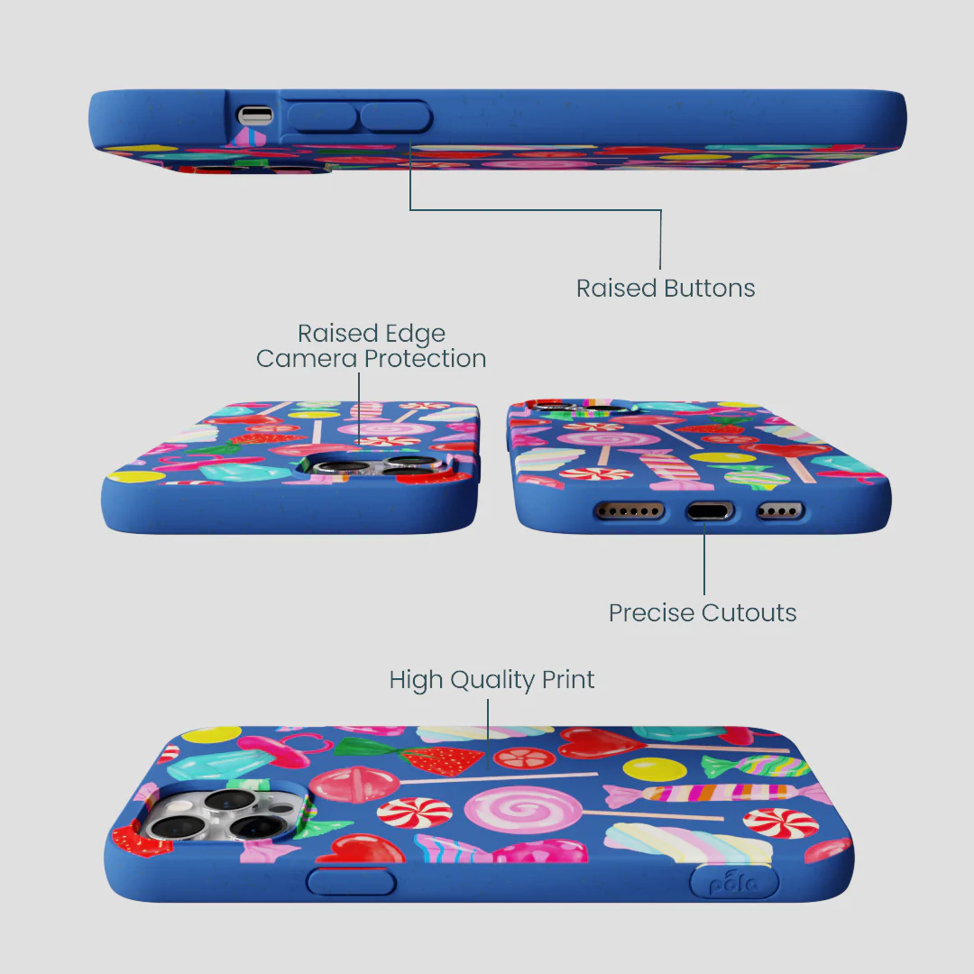Electric Blue Candy Shop iPhone 12 Pro Max Case - Image 3