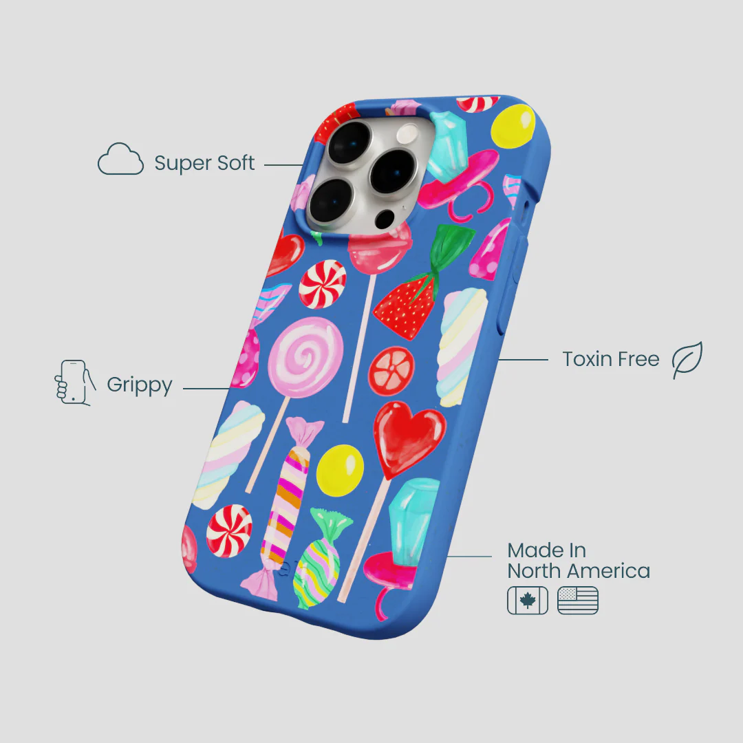 Electric Blue Candy Shop iPhone 14 Pro Case - Image 4