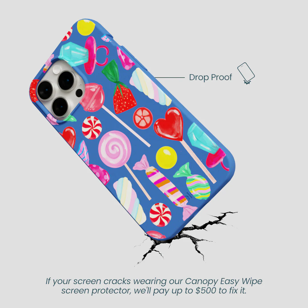 Electric Blue Candy Shop iPhone 15 Pro Max Case - Image 5