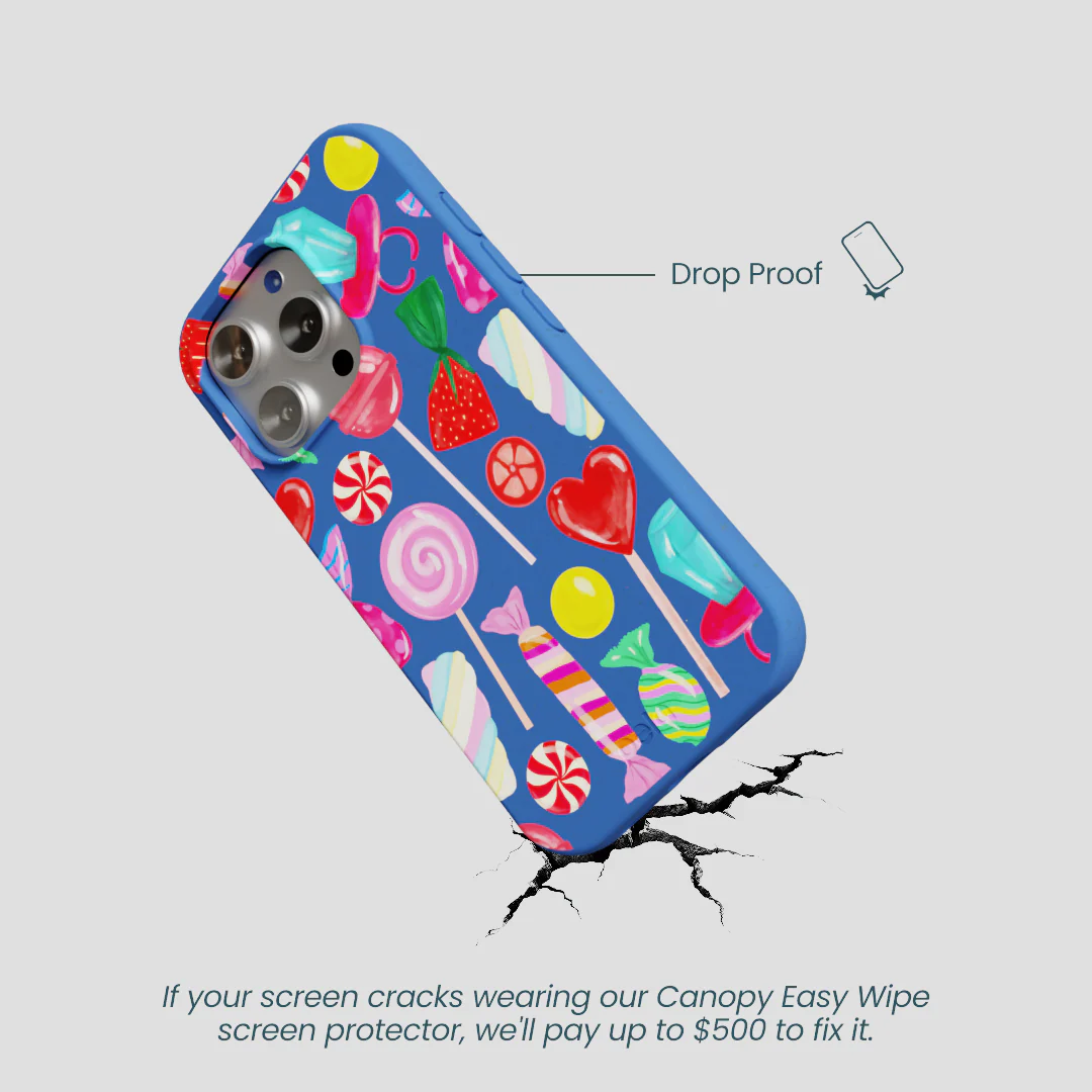 Electric Blue Candy Shop iPhone 16 Pro Case - Image 5