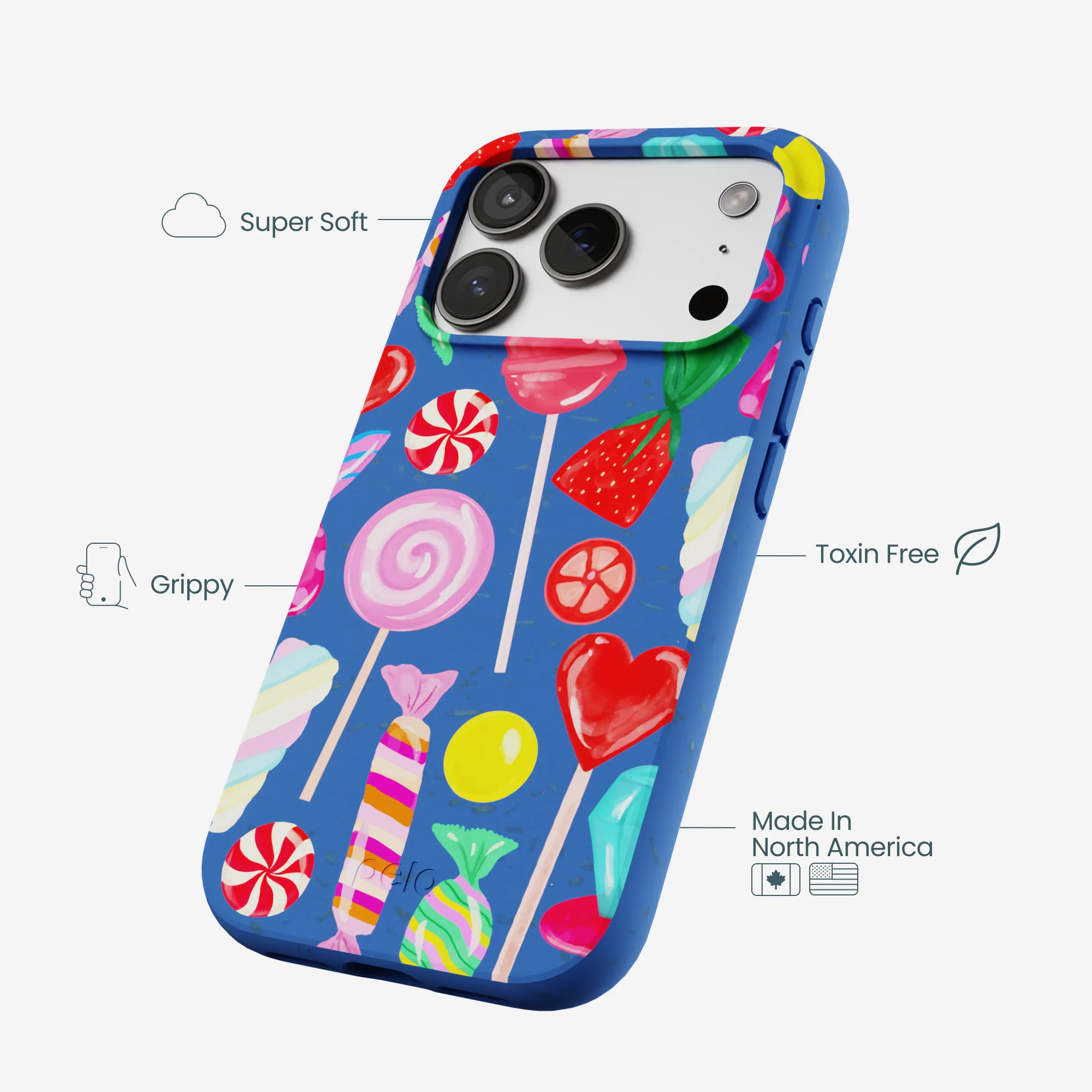 Electric Blue Candy Shop iPhone 17 Pro Case - Image 4