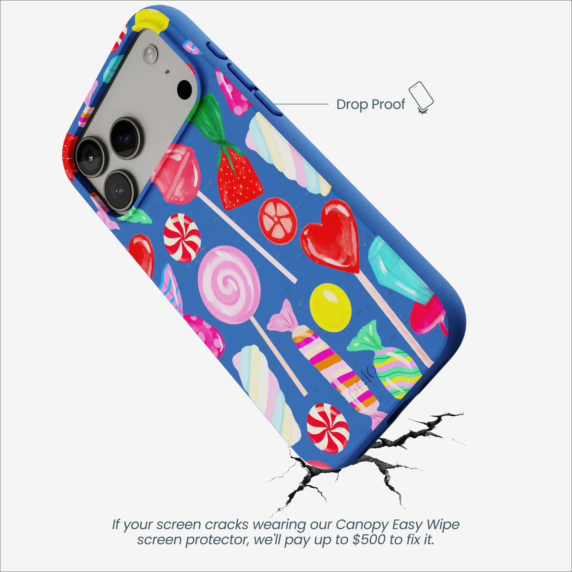 Electric Blue Candy Shop iPhone 17 Pro Max Case - Image 5