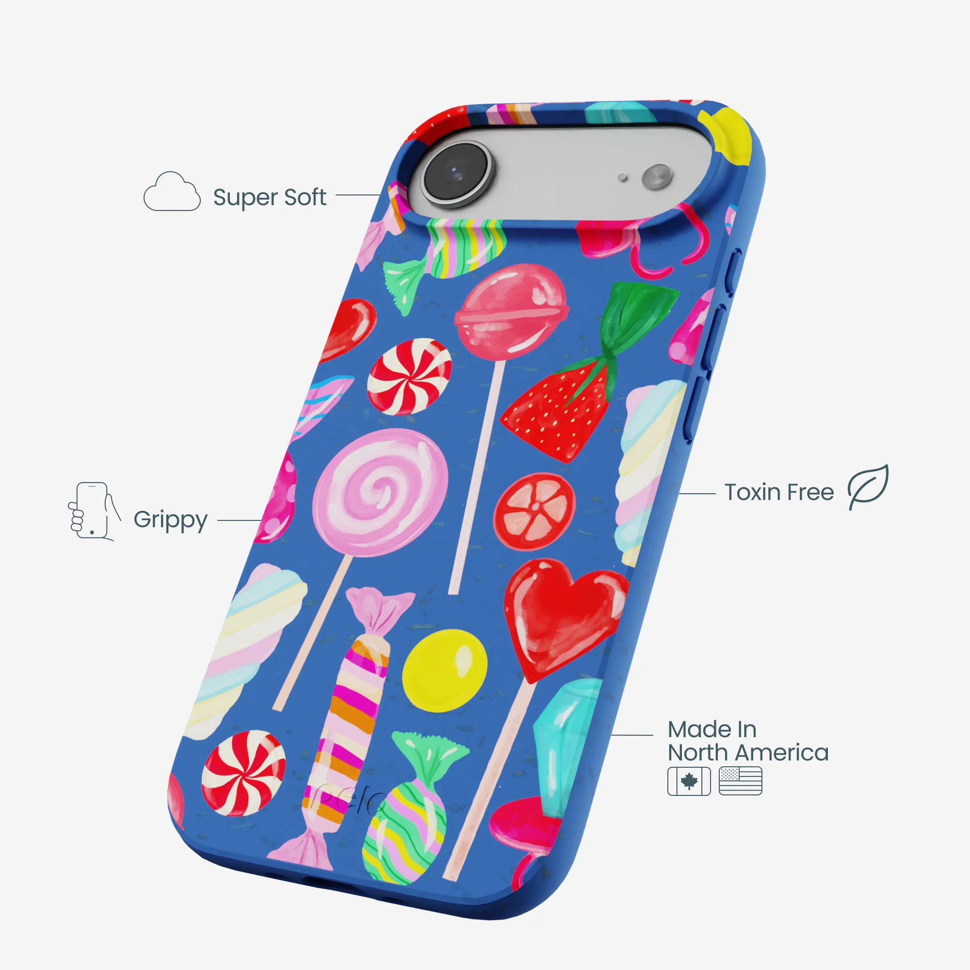 Electric Blue Candy Shop iPhone Air Case - Image 4