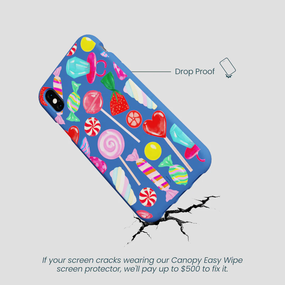 Electric Blue Candy Shop iPhone XR Case - Image 5