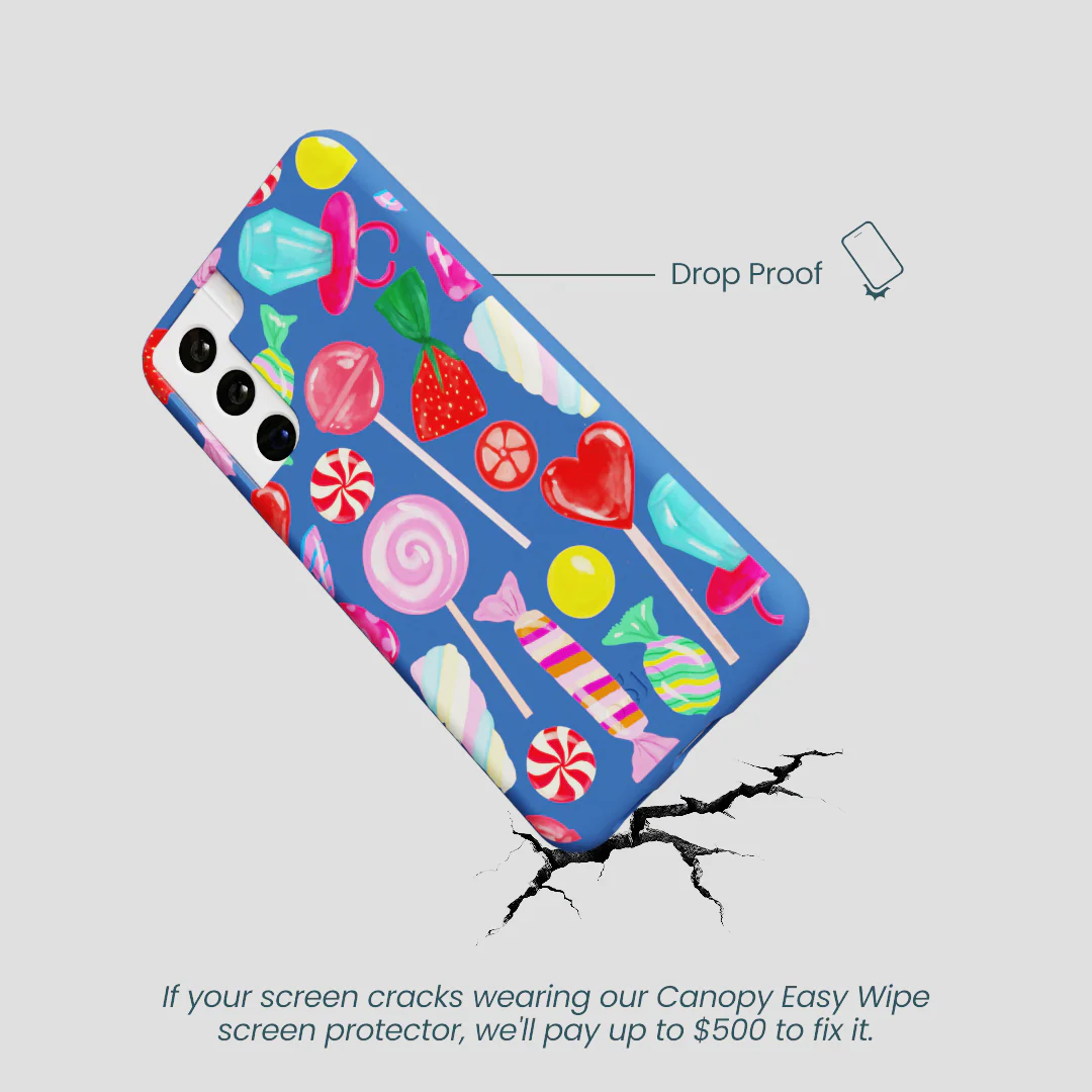 Electric Blue Candy Shop Samsung Galaxy S21 Case - Image 5