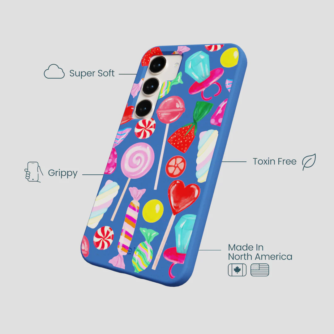 Electric Blue Candy Shop Samsung Galaxy S23 Case - Image 4
