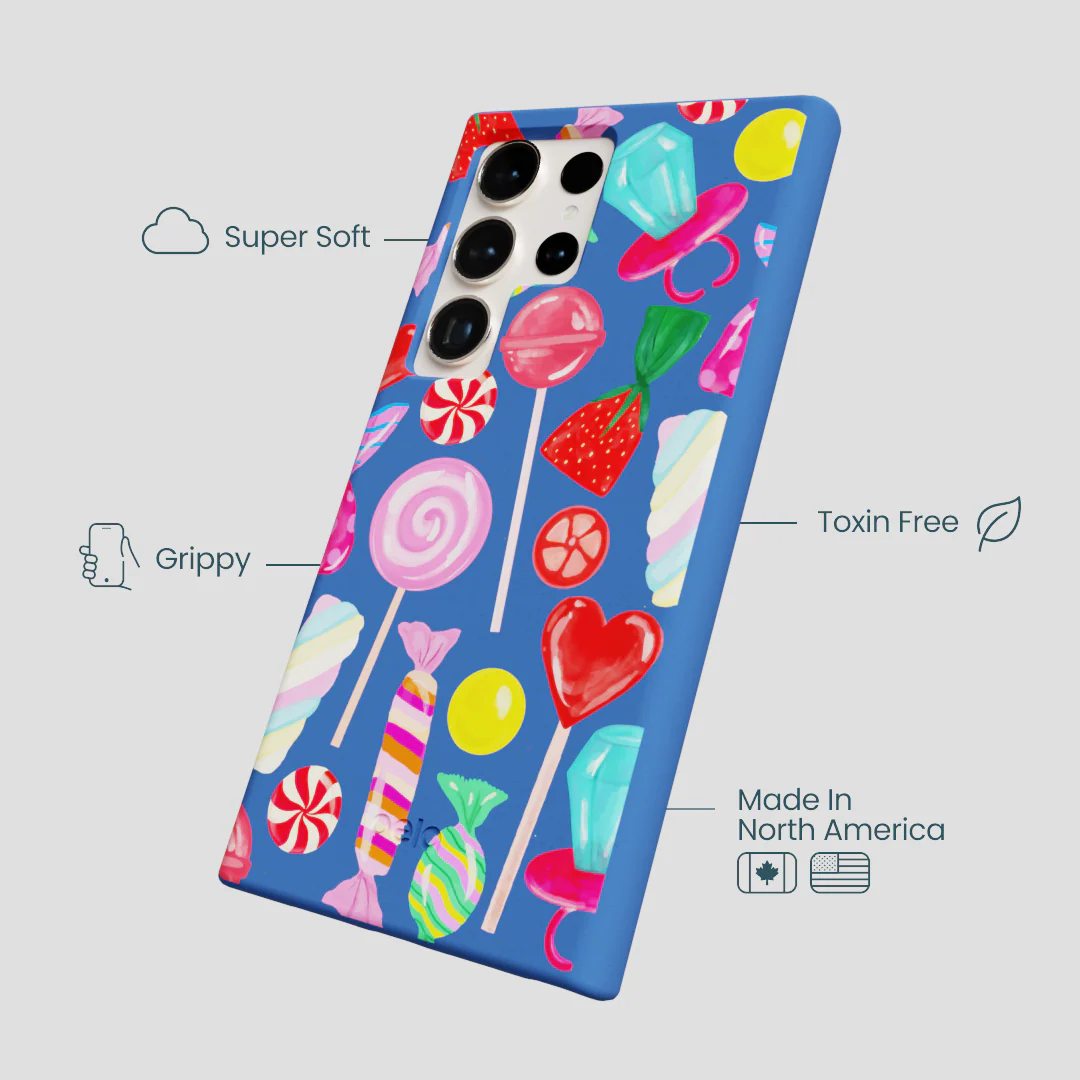 Electric Blue Candy Shop Samsung Galaxy S24 Ultra Case - Image 4