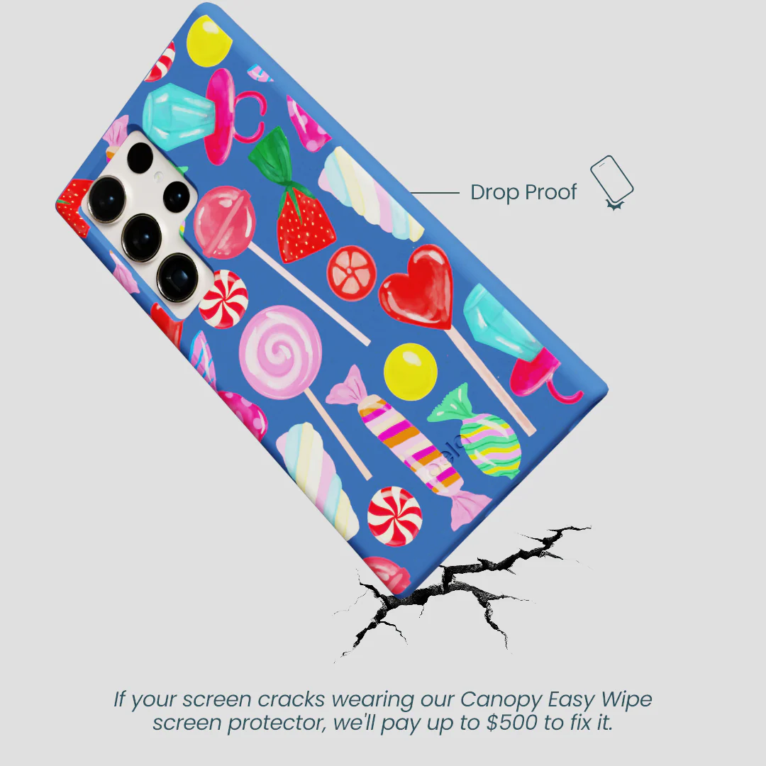 Electric Blue Candy Shop Samsung Galaxy S24 Ultra Case - Image 5