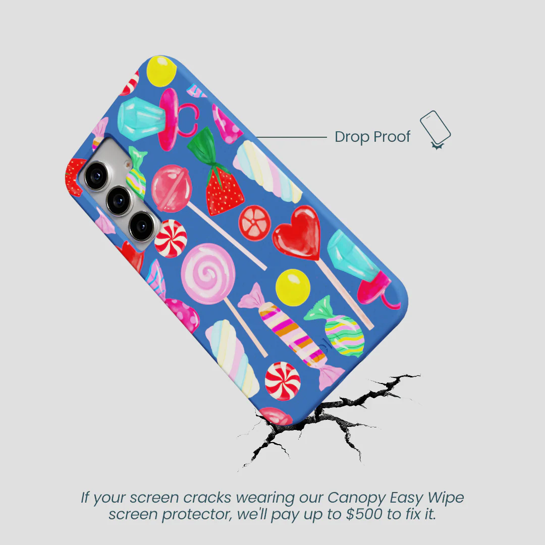 Electric Blue Candy Shop Samsung Galaxy S25 Case - Image 5