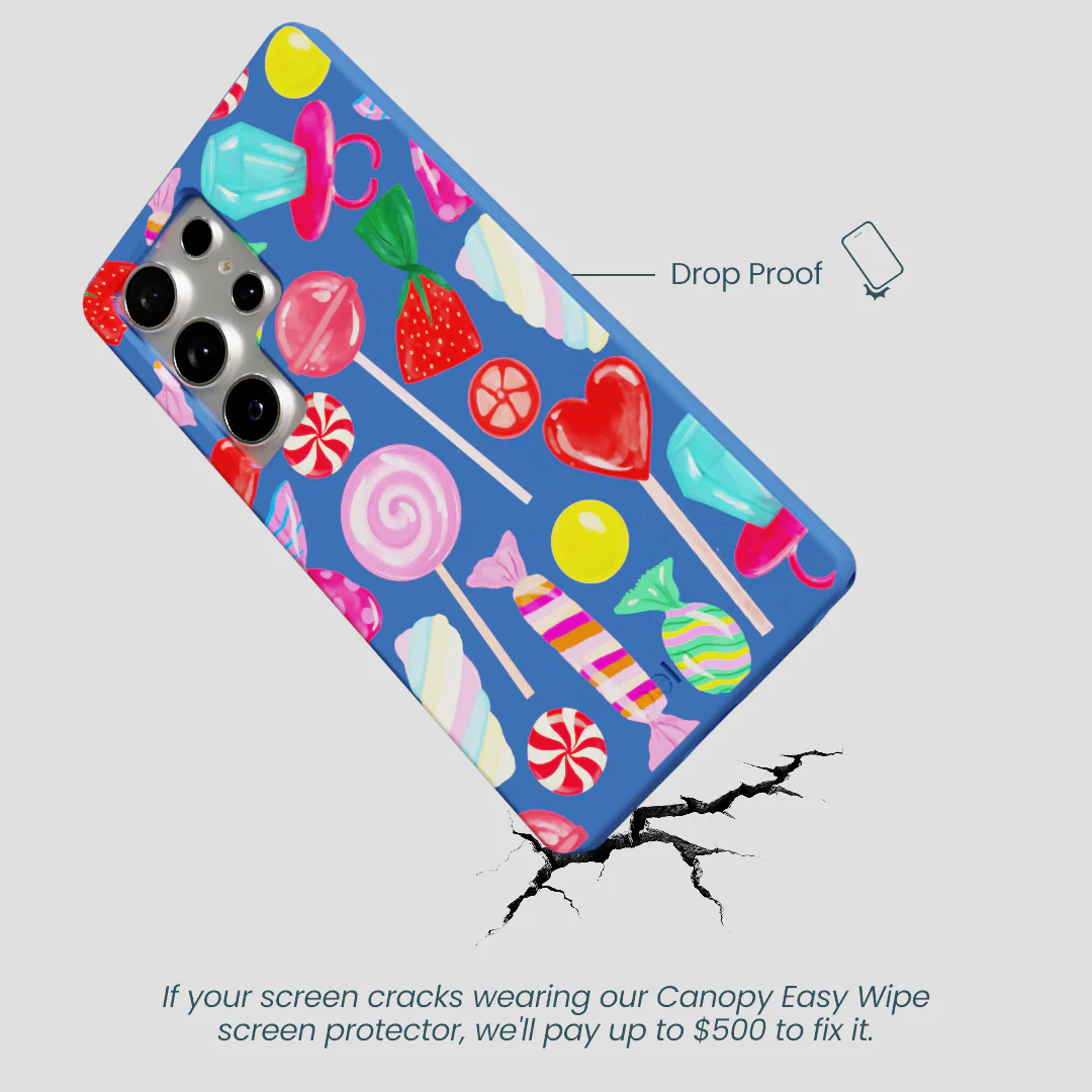 Electric Blue Candy Shop Samsung Galaxy S25 Ultra Case - Image 5