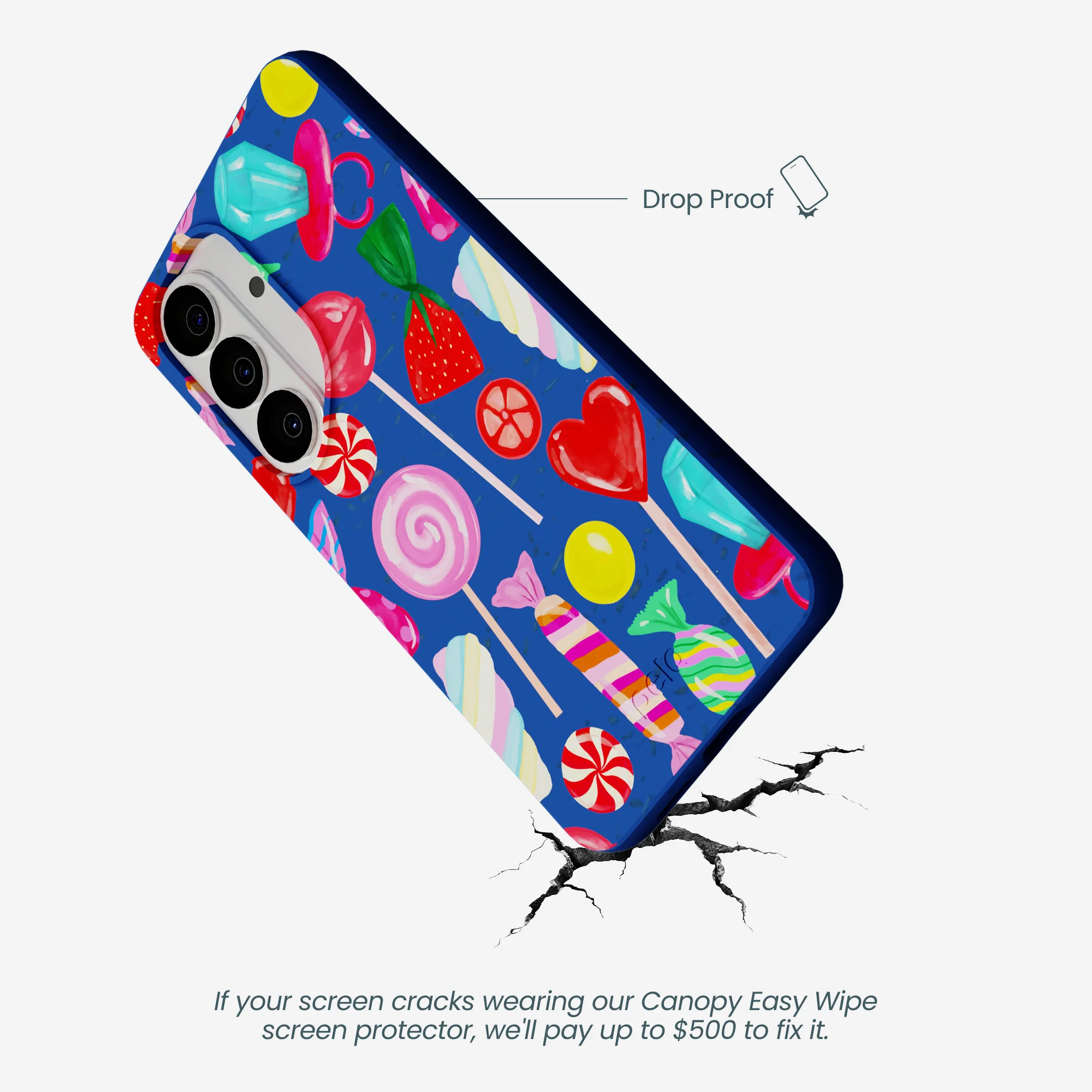 Electric Blue Candy Shop Samsung Galaxy S26 Case - Image 5