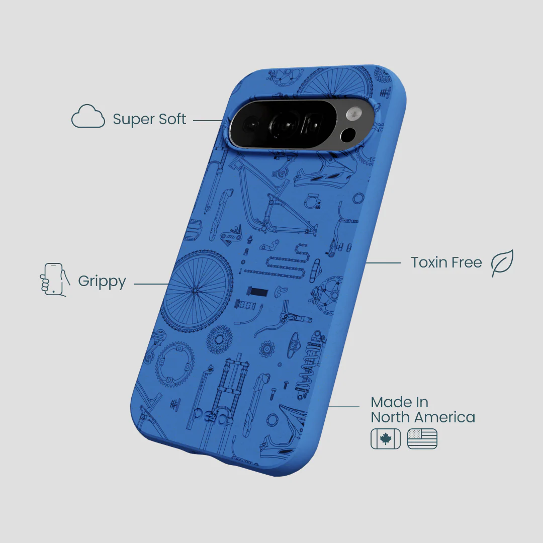 Electric Blue Changing Gears Google Pixel 10/10 Pro Case - Image 3