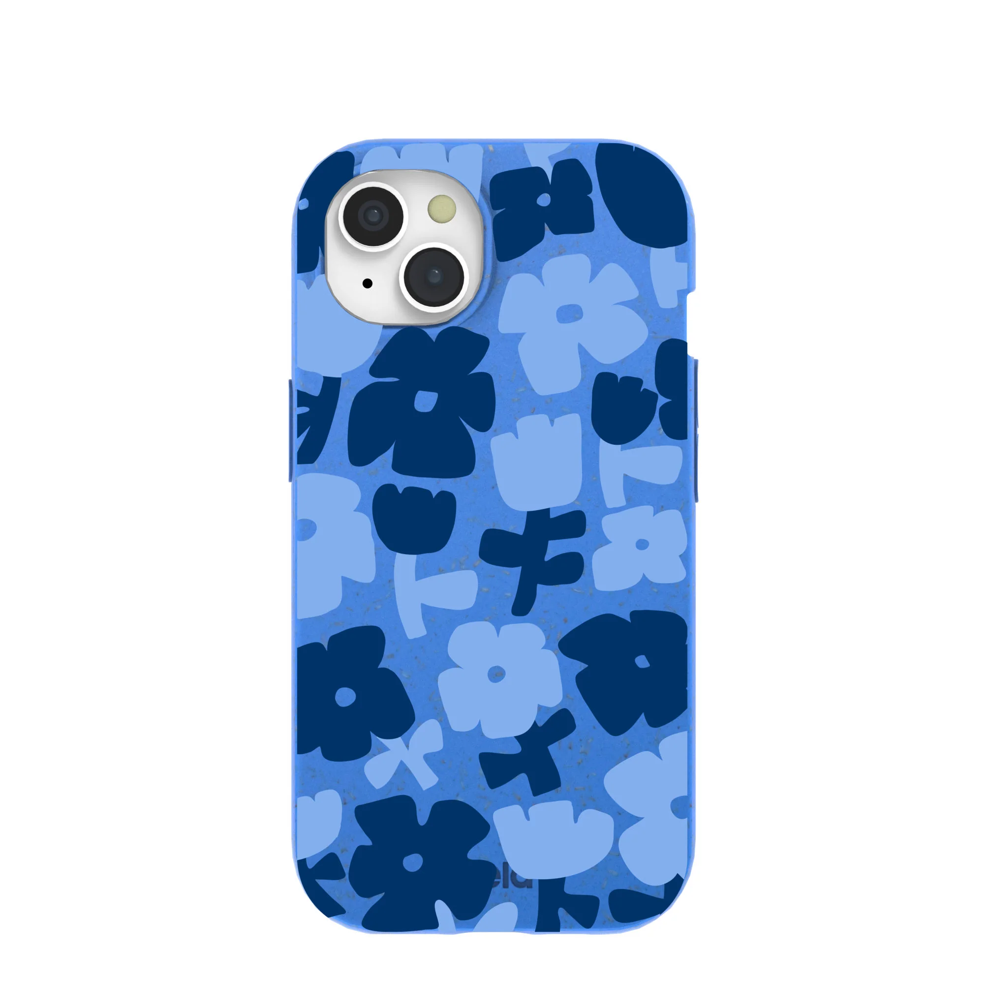Electric Blue Daydream Blooms iPhone 15 Case