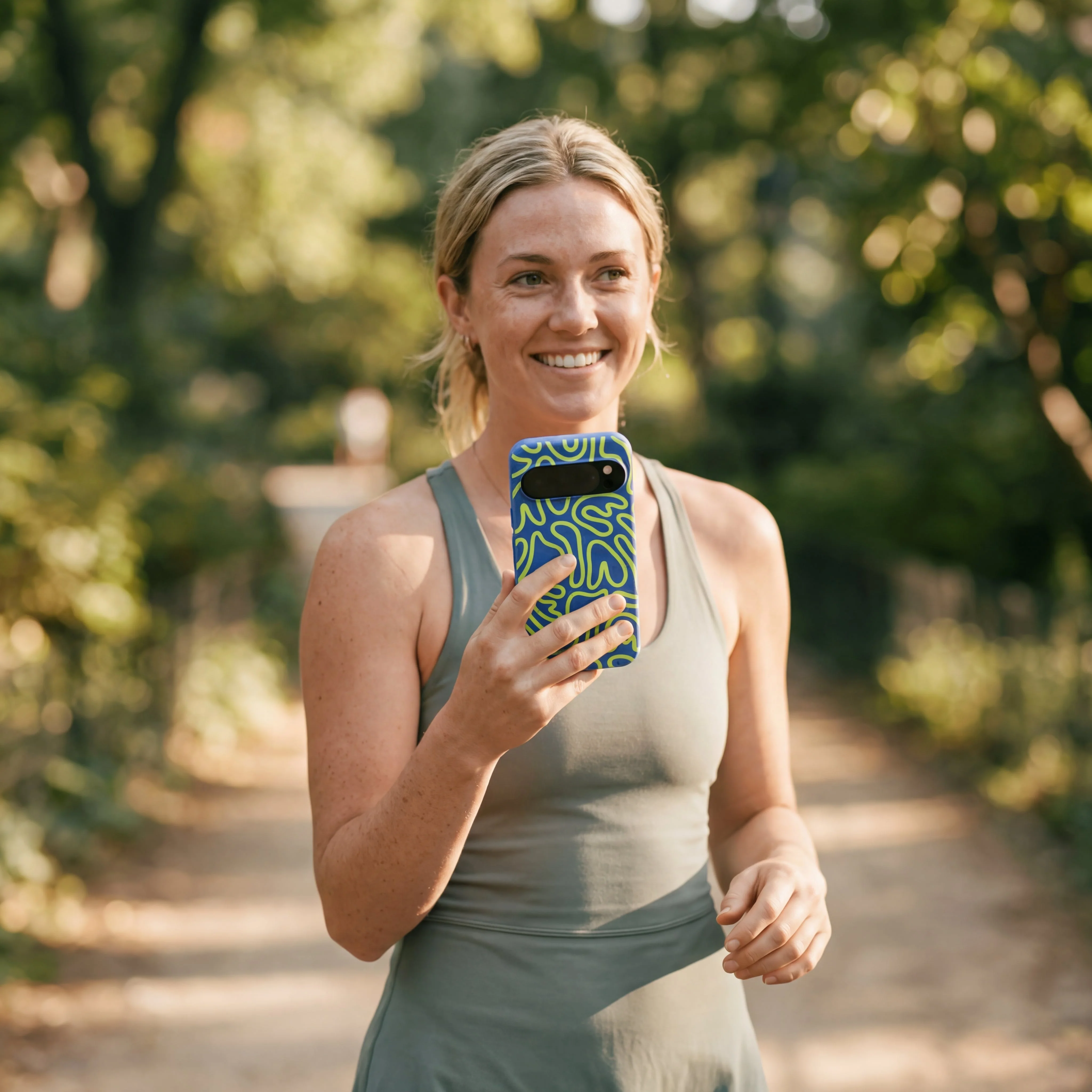Electric Blue Dizzy Dreams Google Pixel 10/10 Pro Case - Image 2