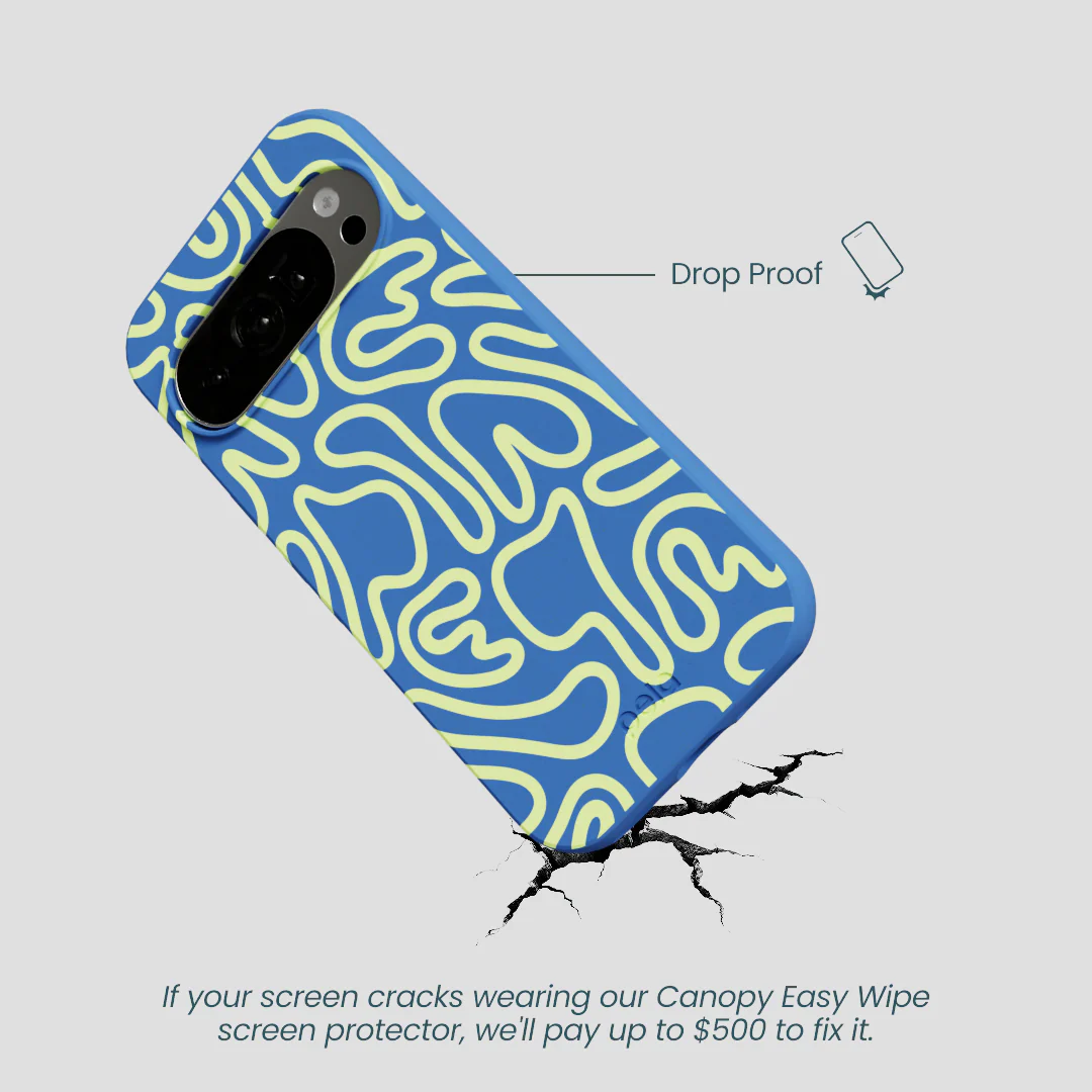 Electric Blue Dizzy Dreams Google Pixel 10/10 Pro Case - Image 5