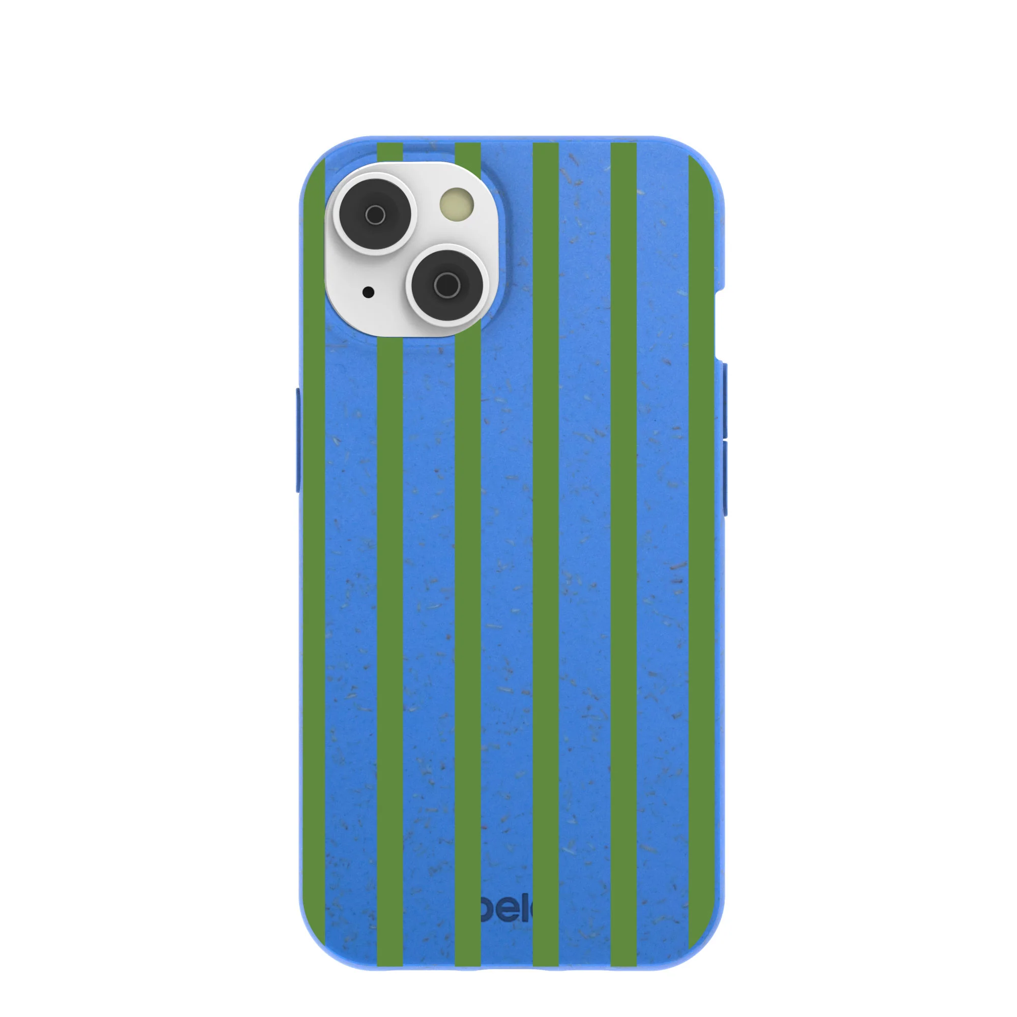 Electric Blue Earth Stripes iPhone 14 Case