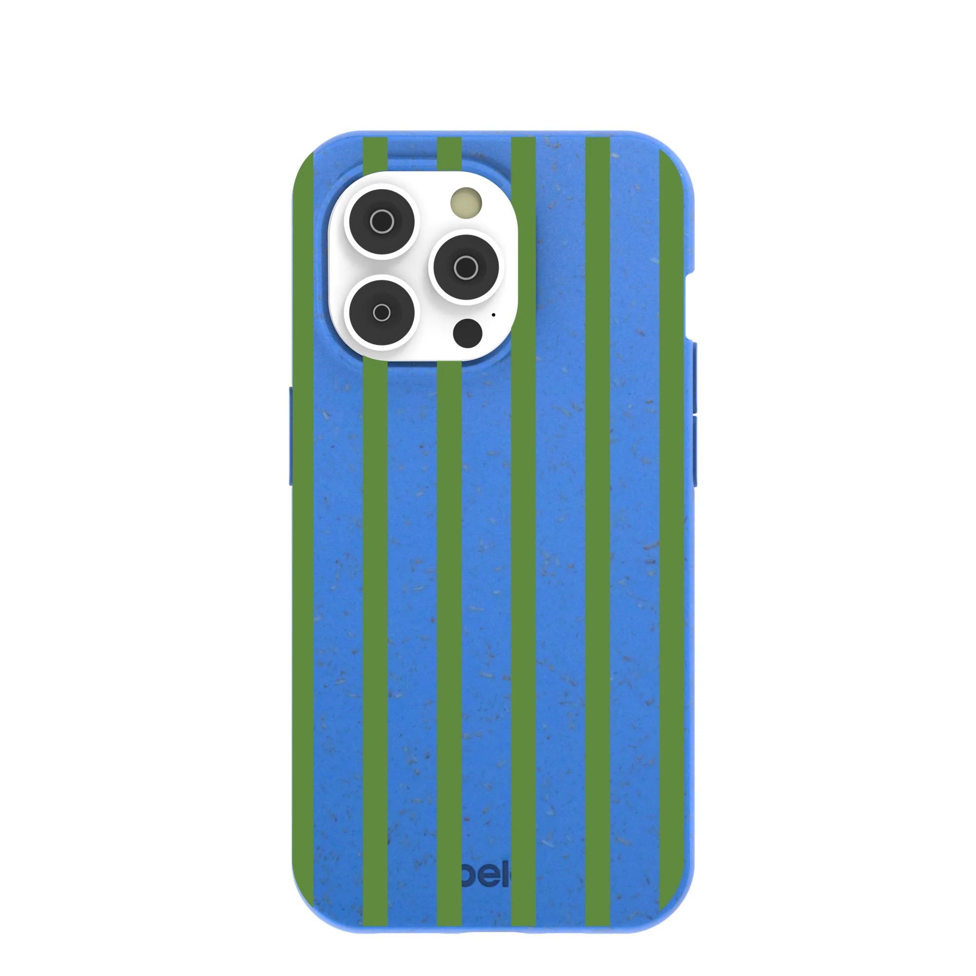 Electric Blue Earth Stripes iPhone 14 Pro Case