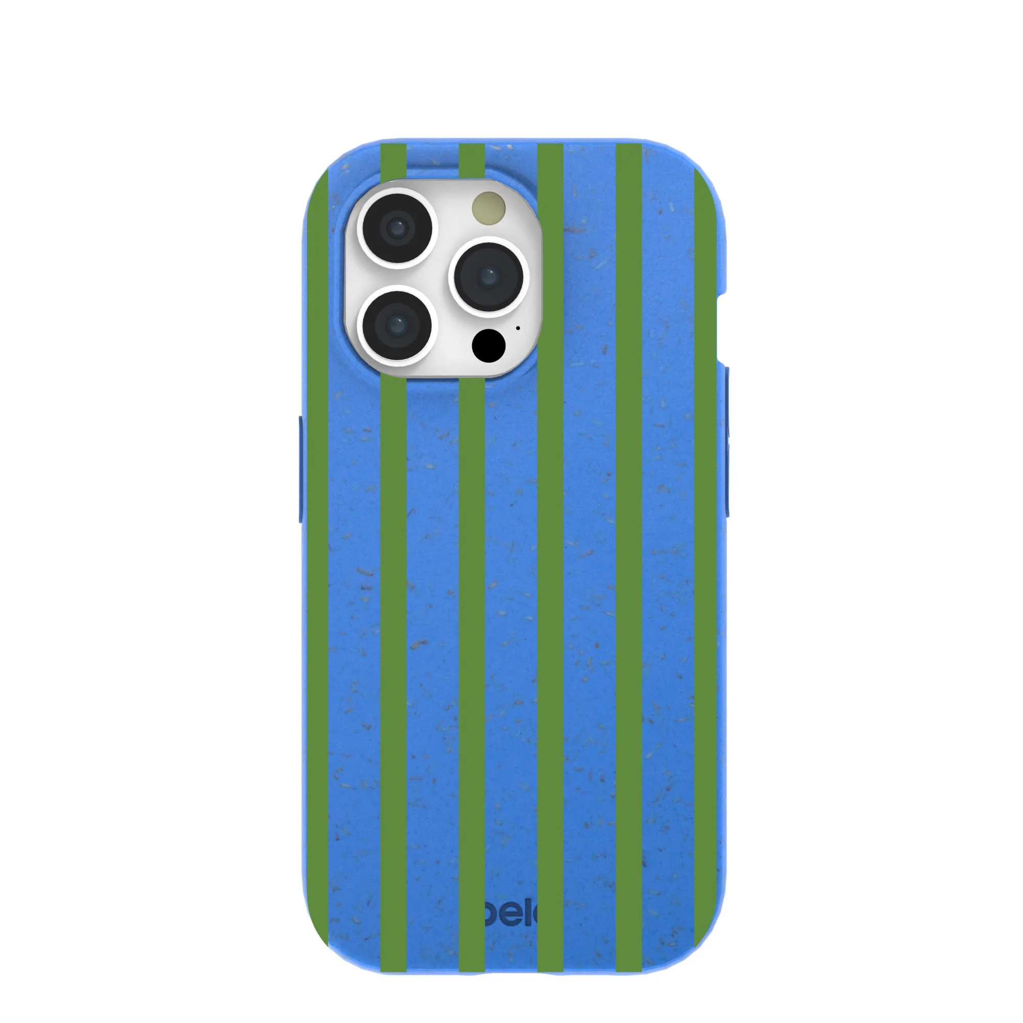 Electric Blue Earth Stripes iPhone 15 Pro Case